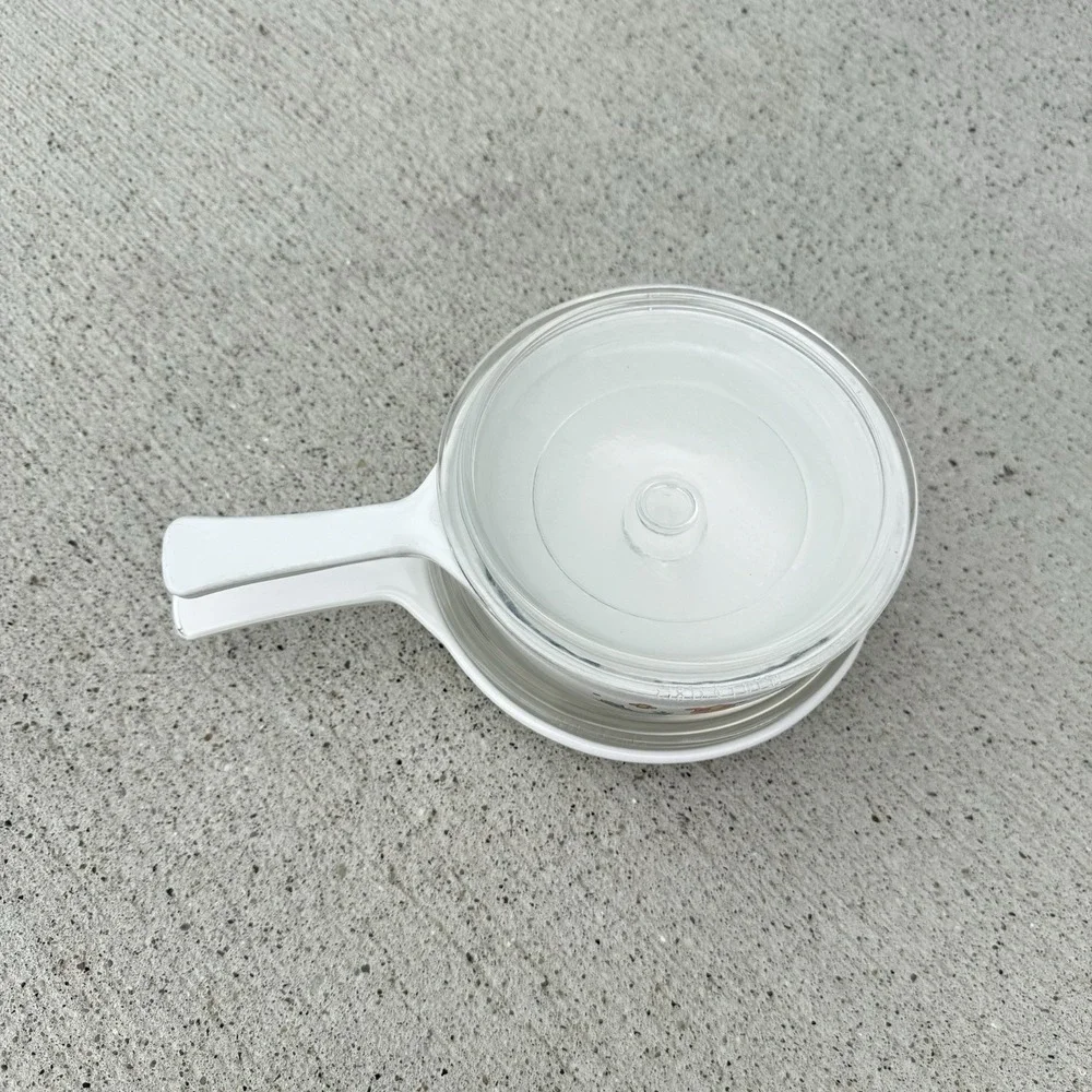 Vintage CorningWare Country Festival Blue Birds 4 Pc Saucepan Set Lids 1970s